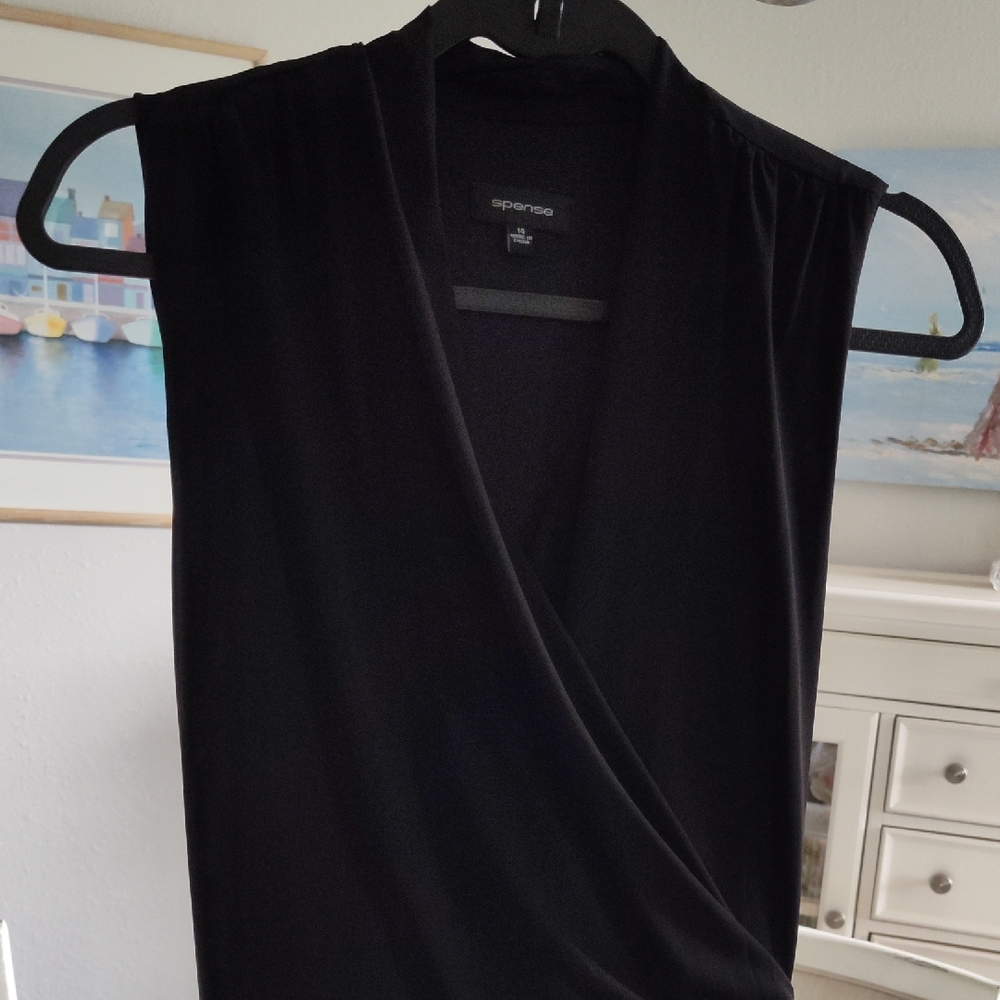 Spense Black Wide Leg Pants Collection